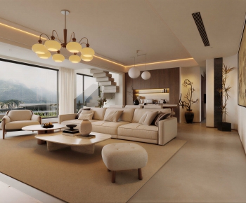 Modern A Living Room-ID:564619063