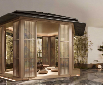 New Chinese Style Courtyard/landscape-ID:357359892