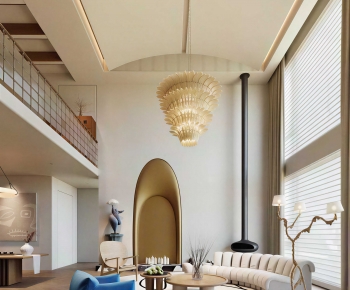 Modern A Living Room-ID:985876084