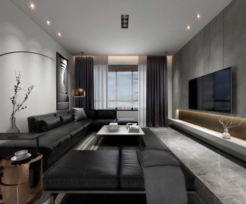 Modern A Living Room-ID:637592085