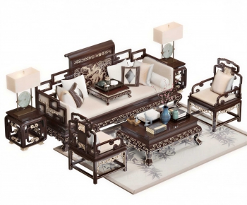 Chinese Style Sofa Combination-ID:149048092
