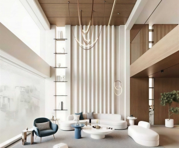 Modern A Living Room-ID:982561154