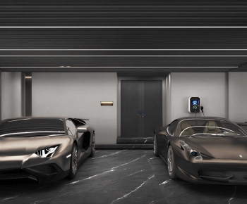 Modern Underground Garage-ID:737746953