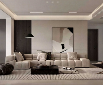 Modern A Living Room-ID:524630079