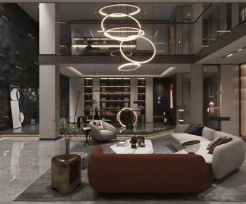 Modern A Living Room-ID:557115085