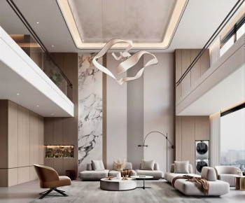 Modern A Living Room-ID:124828865