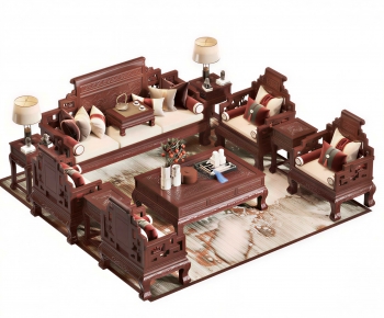 Chinese Style Sofa Combination-ID:913366085