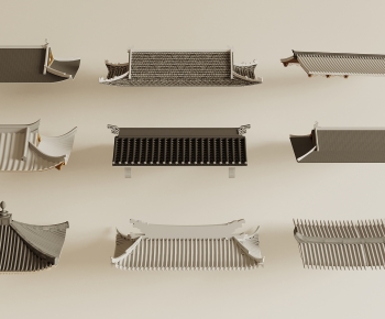 Chinese Style Building Component-ID:900782117