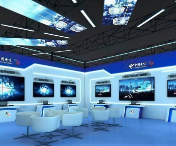 Modern Exhibition Hall-ID:184025054