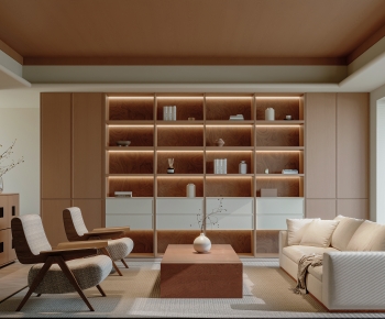 Modern A Living Room-ID:745476013