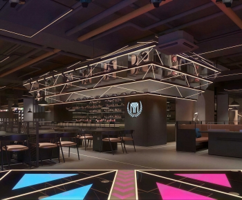 Industrial Style Restaurant-ID:676513918