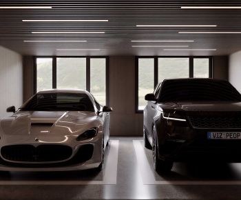 Modern Underground Garage-ID:761339728