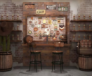 Retro Style Counter Bar-ID:223340997