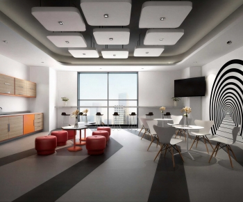 Modern Office Tea Room-ID:983237039