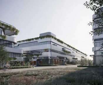 Modern Appearance Of Commercial Building-ID:345582016