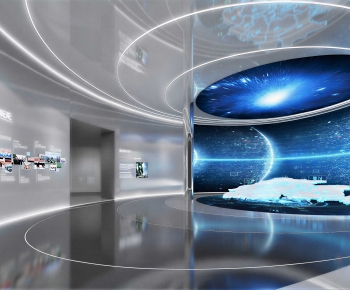 Modern Exhibition Hall-ID:923187029