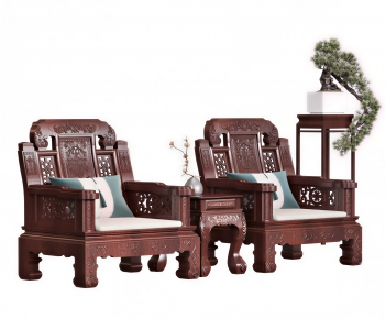 Chinese Style Single Sofa-ID:255562072