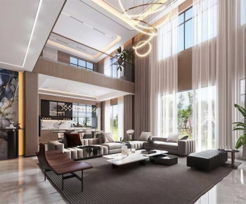 Modern A Living Room-ID:583637956