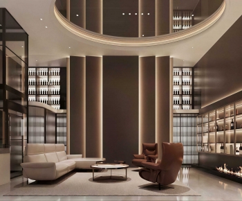 Modern A Living Room-ID:835407978