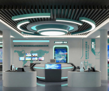 Modern Exhibition Hall-ID:588871007