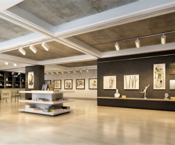 Modern Exhibition Hall-ID:466141944