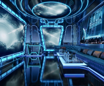 Modern Exhibition Hall-ID:483712917