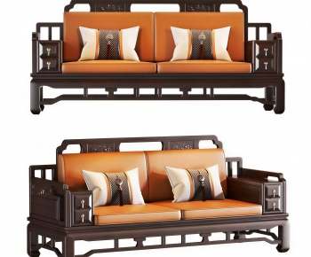 New Chinese Style A Sofa For Two-ID:254470119