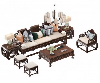 Chinese Style Sofa Combination-ID:264770986