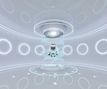 Modern Exhibition Hall-ID:381282098