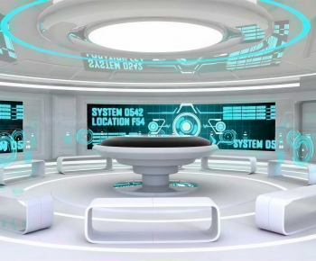 Modern Exhibition Hall-ID:553450667