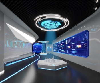 Modern Exhibition Hall-ID:985585937