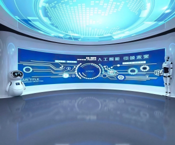 Modern Exhibition Hall-ID:219872002