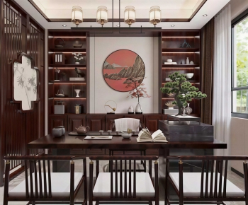 New Chinese Style Tea House-ID:282226093