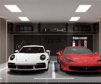 Modern Underground Garage-ID:915267944