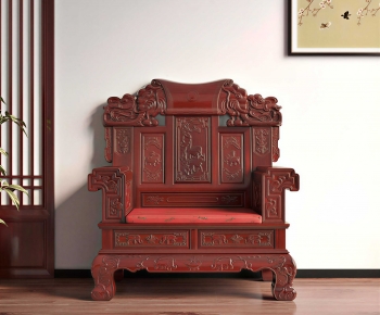 Chinese Style Single Sofa-ID:770966053