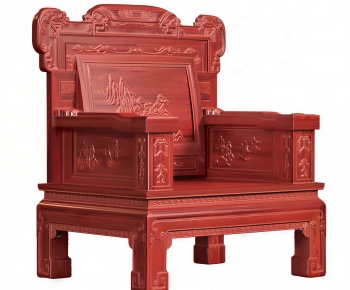 Chinese Style Single Sofa-ID:295200367