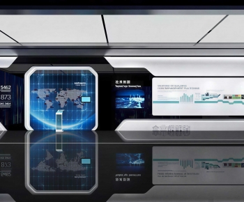 Modern Exhibition Hall-ID:909624103