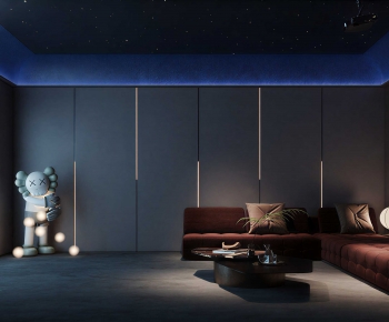 Modern Audiovisual Room-ID:167758941