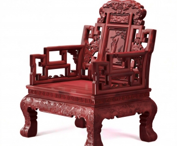 Chinese Style Single Sofa-ID:476953981