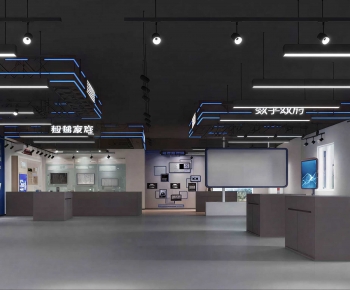 Modern Exhibition Hall-ID:644803059