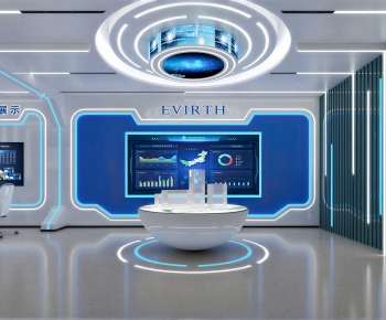 Modern Exhibition Hall-ID:740638974