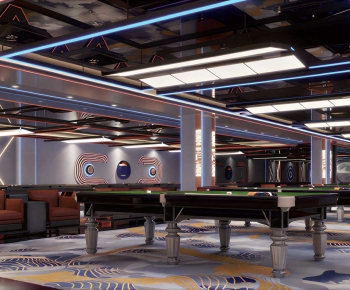 Modern Billiard Room-ID:431622985