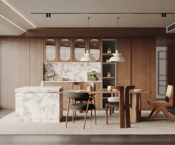 Wabi-sabi Style Dining Room-ID:180912975