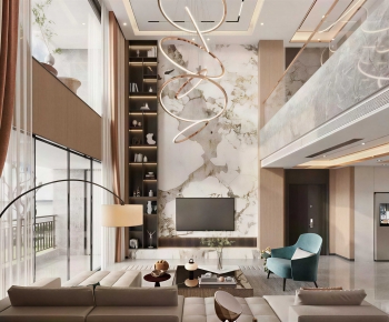 Modern A Living Room-ID:394784937