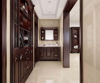 New Chinese Style Hallway-ID:733887914