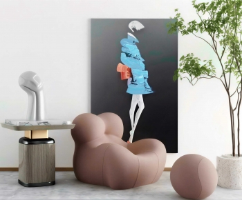 Modern Single Sofa-ID:354077108