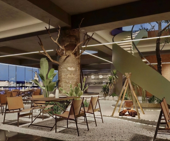 Industrial Style Restaurant-ID:870971925