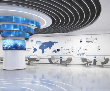 Modern Exhibition Hall-ID:844740936