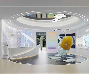 Modern Exhibition Hall-ID:569142104