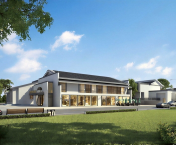 Modern Public Building-ID:565982102